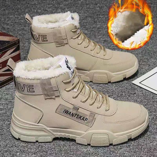 men ankle boots warm non-slip snow boots winter lace-up male cotton shoes 2022 new fashion outdoor running shoe plus size, Black
men ankle boots warm non-slip snow boots winter lace-up male cotton shoes 2022 new fashion outdoor running shoe plus size, Black