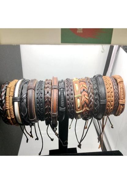 20pcs lots vintage mens genuine leather surfer bracelet cuff wristband fashion jewelry gift mixed style bracelet bvh4h2800247, Golden;silver
20pcs lots vintage mens genuine leather surfer bracelet cuff wristband fashion jewelry gift mixed style bracelet bvh4h2800247, Golden;silver