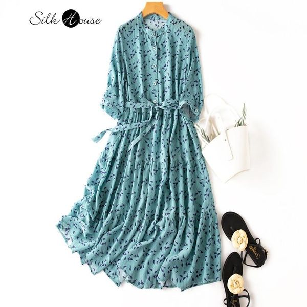 dresses fashion natural mulberry silk dress 2.5m skirt bottom dimension female aline skirt elegant bird stand collar middle sleeve, Black;gray
dresses fashion natural mulberry silk dress 2.5m skirt bottom dimension female aline skirt elegant bird stand collar middle sleeve, Black;gray
