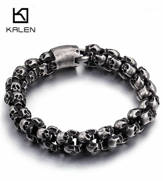 punk long matte skull necklace bracelets for men stainless steel brushed skull charm link chain male gothic jewelry11420812, Golden;silver
punk long matte skull necklace bracelets for men stainless steel brushed skull charm link chain male gothic jewelry11420812, Golden;silver
