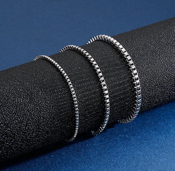 on 5pcs lot in bulk stainless steel silver box link chain bracelet women men boys diy jewelry 24mm 2mm15mm 20cm2347751, Black
on 5pcs lot in bulk stainless steel silver box link chain bracelet women men boys diy jewelry 24mm 2mm15mm 20cm2347751, Black