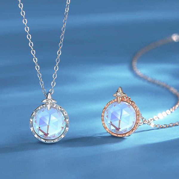 pendant necklaces voq silver color moonstone pendant necklace ladies temperament star necklace clavicle chain luxury jewelry j230601
pendant necklaces voq silver color moonstone pendant necklace ladies temperament star necklace clavicle chain luxury jewelry j230601