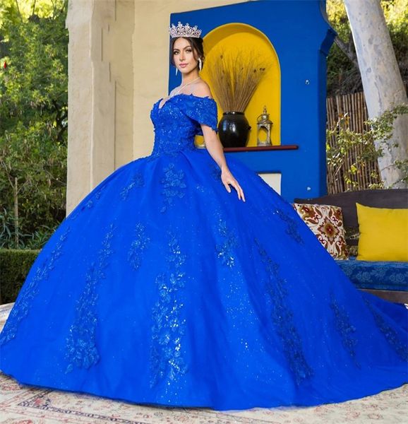 charming sequin floral appliques quinceanera dress royal blue off shoulder v neck vestidos de 15 quinceaneras ball gown custom made, Blue;red
charming sequin floral appliques quinceanera dress royal blue off shoulder v neck vestidos de 15 quinceaneras ball gown custom made, Blue;red