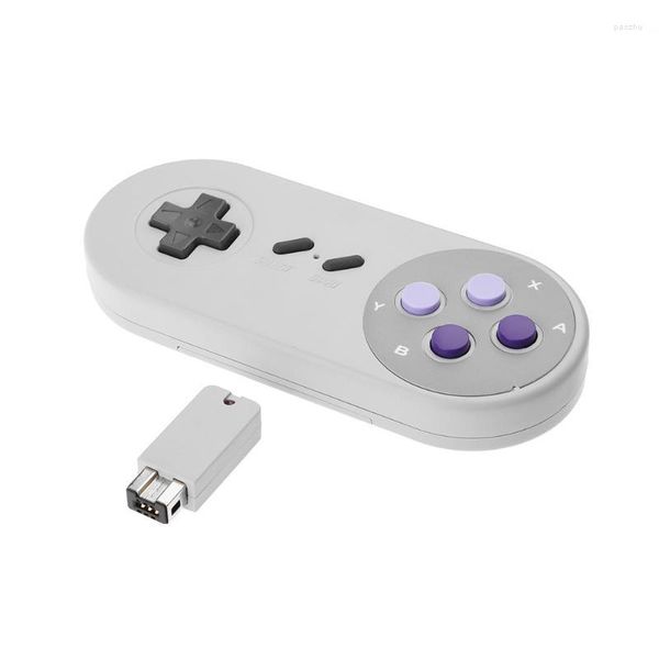 Image of Game Controllers 2.4G Wireless Controller Gamepad Joystick Handle For Super SNES Classic Mini Edition Console
