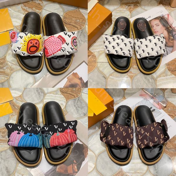 women slides pool pillow flat comfort slippers womens embossed mules summer luxury slipper sandals printed fashion beach sandal, Black
women slides pool pillow flat comfort slippers womens embossed mules summer luxury slipper sandals printed fashion beach sandal, Black