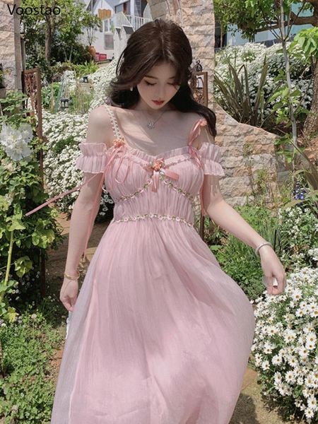 dresses pink sweet strap dress summer women elegant vneck bow floral fairy party dresses female off shoulder chic holiday vestidos, Black;gray
dresses pink sweet strap dress summer women elegant vneck bow floral fairy party dresses female off shoulder chic holiday vestidos, Black;gray