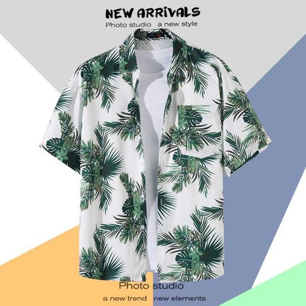 summer spring resort shirt for men custom printed graphic beach hawaiian short sleeve mens hawaiian shirt nwm, White;black
summer spring resort shirt for men custom printed graphic beach hawaiian short sleeve mens hawaiian shirt nwm, White;black