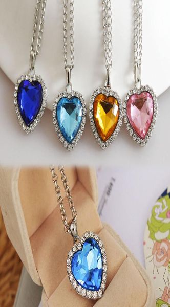 4 colors crystal pendant heart necklace classic titanic ocean crystal heart pendant necklace rhinestone lover gift7480285, Silver
4 colors crystal pendant heart necklace classic titanic ocean crystal heart pendant necklace rhinestone lover gift7480285, Silver