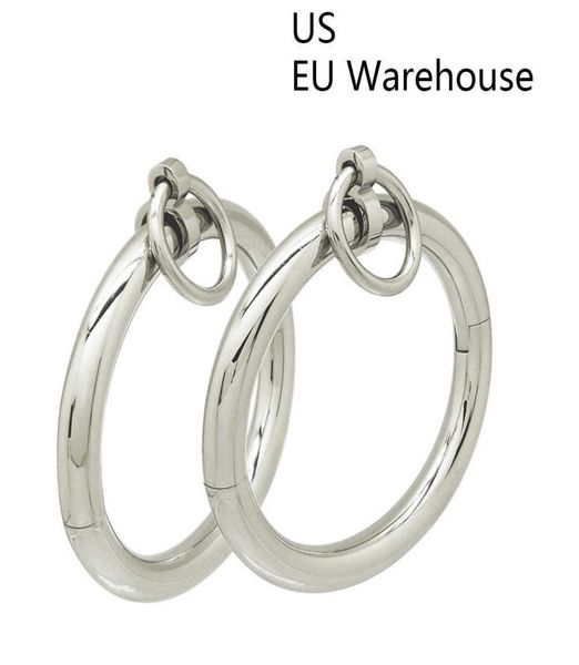 polished shining stainless steel lockable wrist ankle cuffs bangle slave bracelet with removable o ring restraints set q07173460426, Black
polished shining stainless steel lockable wrist ankle cuffs bangle slave bracelet with removable o ring restraints set q07173460426, Black