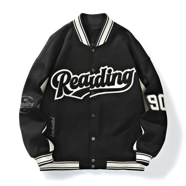 wholesale black autumn baseball jacket letterman varsity outwear sport baseball jackets casual wear for men uq, Black;brown
wholesale black autumn baseball jacket letterman varsity outwear sport baseball jackets casual wear for men uq, Black;brown