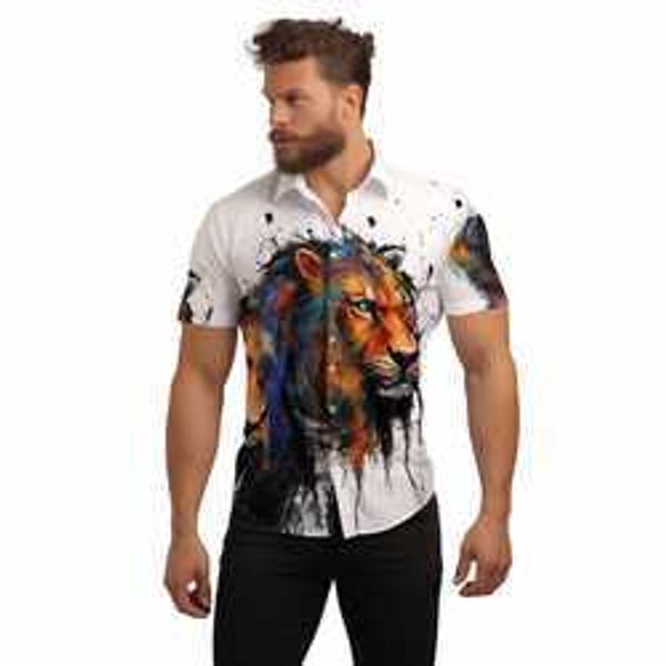 custom lion printed men's shirts new fashion long sleeve shirt plus size single button turn down spring men clothing ys, White;black
custom lion printed men's shirts new fashion long sleeve shirt plus size single button turn down spring men clothing ys, White;black