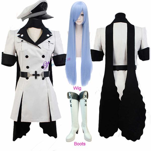 anime costumes anime life akame ga kill esdeath cosplay come wig hat boots manga empire general uniform full set for halloween party z0602, Black
anime costumes anime life akame ga kill esdeath cosplay come wig hat boots manga empire general uniform full set for halloween party z0602, Black