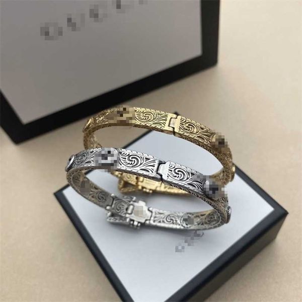 new 2023 designer jewelry bracelet necklace ring bracelet old craft gold two-color super cool design online red idol, Black
new 2023 designer jewelry bracelet necklace ring bracelet old craft gold two-color super cool design online red idol, Black