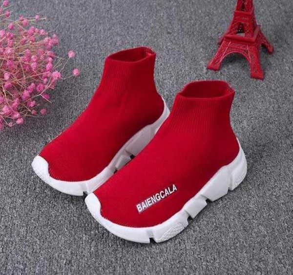 kids shoes running sneakers boots socks shoes toddler wool knitted athletic boy and girls6644196, Black