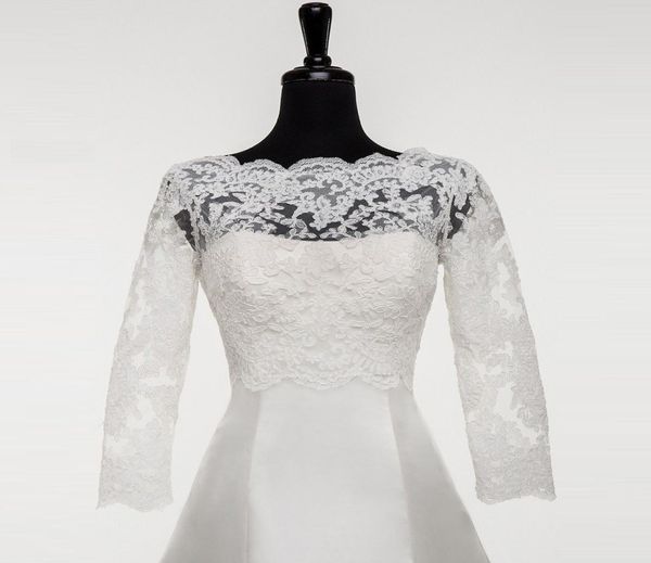 wedding jacket with sleeves 2019 boat neck appliqued lace bridal jacket bolero 34 sleeves buttons back custom made3355660, White
wedding jacket with sleeves 2019 boat neck appliqued lace bridal jacket bolero 34 sleeves buttons back custom made3355660, White