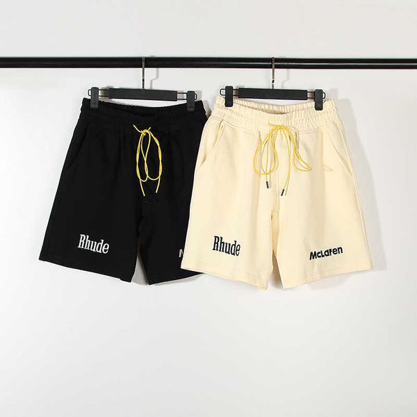 il6q 2023 men's and women's high street shorts fashion designer brand rhude american co branded letter embroidery casual elastic b, White;black
il6q 2023 men's and women's high street shorts fashion designer brand rhude american co branded letter embroidery casual elastic b, White;black