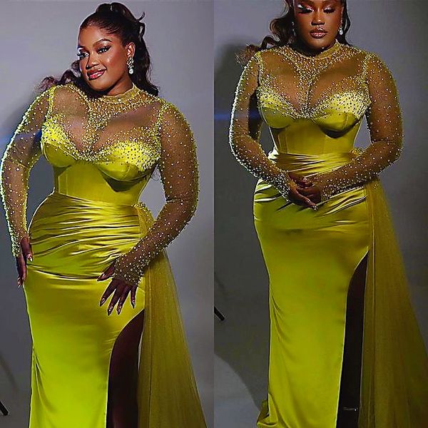 2023 may aso ebi yellow mermaid prom dress beaded satin evening formal party second reception birthday engagement gowns dresses robe de soir, Black
2023 may aso ebi yellow mermaid prom dress beaded satin evening formal party second reception birthday engagement gowns dresses robe de soir, Black