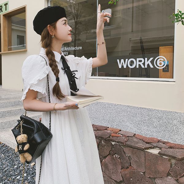 basic casual dresses preppy dress summer small girl skirt casual women's fashion, Black;gray
basic casual dresses preppy dress summer small girl skirt casual women's fashion, Black;gray