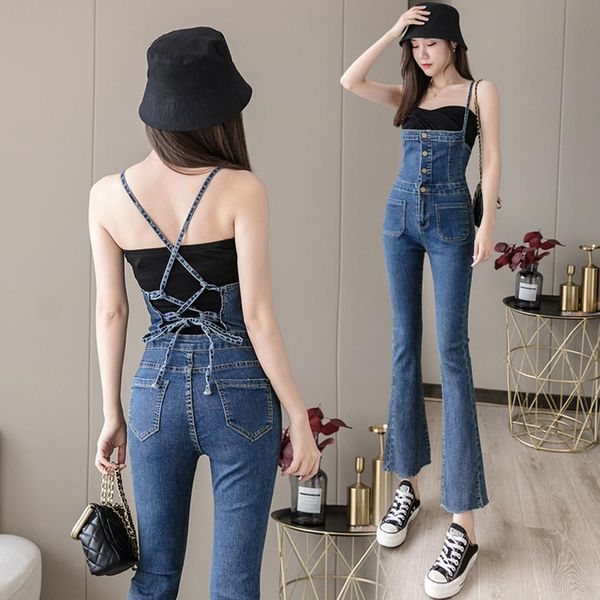 jeans back laceup bow front button up flare jeans denim pant high waist skinny slim bell bottom trouser women overalls jumpsuit, Blue
jeans back laceup bow front button up flare jeans denim pant high waist skinny slim bell bottom trouser women overalls jumpsuit, Blue