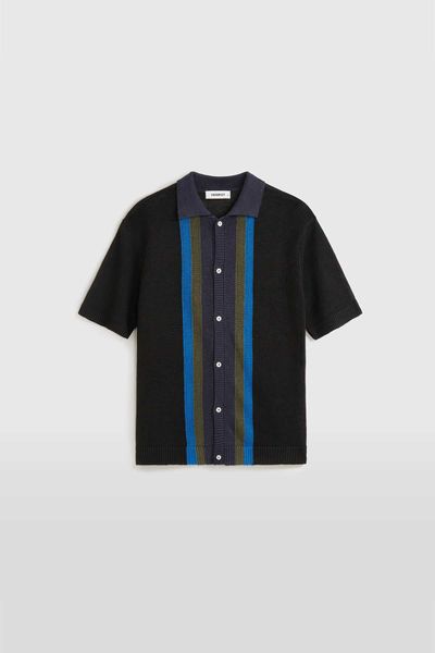 oem spring custom made men's sweater classic camp collar contrast color stripes heavyweight knitted linen short sleeve shirt mp, White;black
oem spring custom made men's sweater classic camp collar contrast color stripes heavyweight knitted linen short sleeve shirt mp, White;black