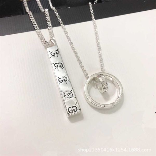 new 2023 designer jewelry bracelet necklace ancient size circle sterling transfer ring pendant men's women's clavicle chain simple, Silver
new 2023 designer jewelry bracelet necklace ancient size circle sterling transfer ring pendant men's women's clavicle chain simple, Silver
