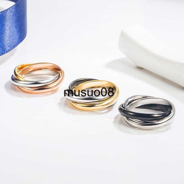 band rings classic 925 sterling silver color separation trinity ring women's personality simple fashion brand party high grade jewelry
band rings classic 925 sterling silver color separation trinity ring women's personality simple fashion brand party high grade jewelry