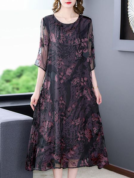 dresses summer purple floral silk loose waist midi dress women korean vintage casual party vestidos 2023 elegant evening dresses, Black;gray
dresses summer purple floral silk loose waist midi dress women korean vintage casual party vestidos 2023 elegant evening dresses, Black;gray