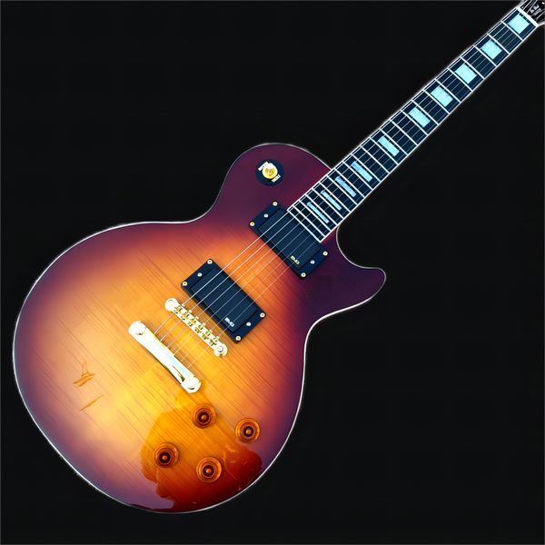 mahogany fingerboard electric guitar with connected frets, solid mahogany body, gold hardware, 2 piece emg pickup, ing
mahogany fingerboard electric guitar with connected frets, solid mahogany body, gold hardware, 2 piece emg pickup, ing