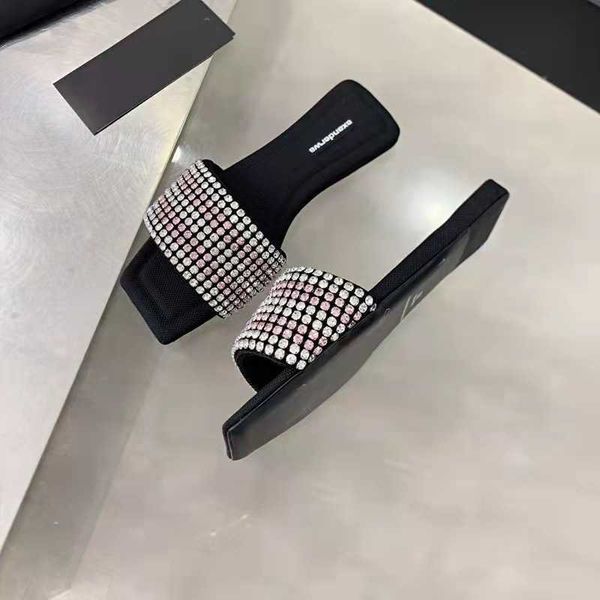 alexandar slippers designers shoes wang sandals aw king square head rhinestone sandal new leisure flat bottom flip flop leisure fashion open, Black
alexandar slippers designers shoes wang sandals aw king square head rhinestone sandal new leisure flat bottom flip flop leisure fashion open, Black