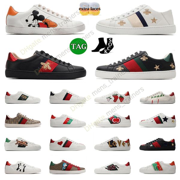 famous luxury ace bee designer casual shoes cartoons low sneakers genuine leather tiger snake embroidery stripes vintage platform trainers b, Black
famous luxury ace bee designer casual shoes cartoons low sneakers genuine leather tiger snake embroidery stripes vintage platform trainers b, Black