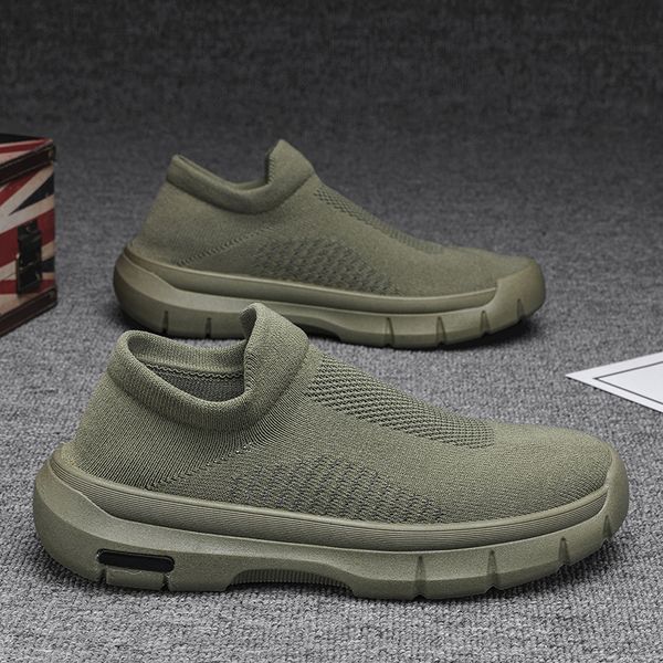 casual socks boots fashion loafers outdoor non-slip walking shoes for men spring breathable mesh shoes comfortable flat, Black
casual socks boots fashion loafers outdoor non-slip walking shoes for men spring breathable mesh shoes comfortable flat, Black