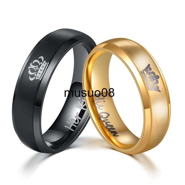 band rings 6mm women's beveled crown her king his queen stainless steel ring titanium carbide men's jewelry band classic couple ri, Silver
band rings 6mm women's beveled crown her king his queen stainless steel ring titanium carbide men's jewelry band classic couple ri, Silver