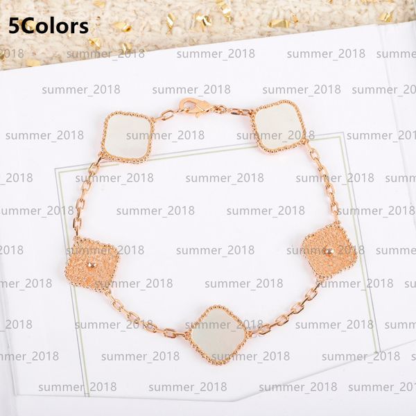 luxury designer bracelet diamond four leaf clover charm bracelets for woman elegant fashion 18k rose gold shell chain mother girls holiday b, Golden;silver
luxury designer bracelet diamond four leaf clover charm bracelets for woman elegant fashion 18k rose gold shell chain mother girls holiday b, Golden;silver