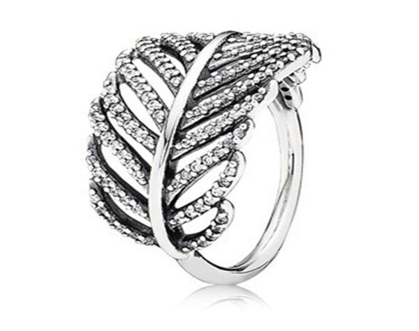 cluster rings authentic 925 sterling silver shimmering feather ring for women anniversary party trendy gift fine europe jewelry3293070, Golden;silver
cluster rings authentic 925 sterling silver shimmering feather ring for women anniversary party trendy gift fine europe jewelry3293070, Golden;silver