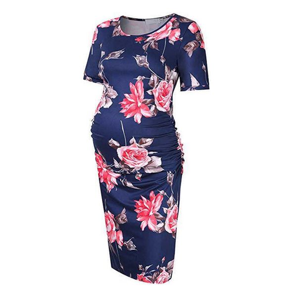 maternity dresses new summer fashion casual short sleeve knee long flower pregnant women's dress g220602, White
maternity dresses new summer fashion casual short sleeve knee long flower pregnant women's dress g220602, White