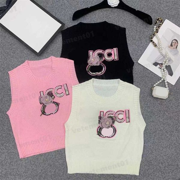 womens tank luxury designer knit tees letter pattern logo print knitwear sleeveless vest womens clothes european and american fashion, White
womens tank luxury designer knit tees letter pattern logo print knitwear sleeveless vest womens clothes european and american fashion, White