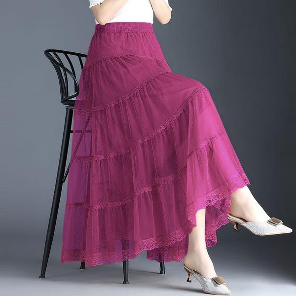 dresses threelayer big swing gauze skirt women's spring and summer new solid long skirt aline pleated cake skirt, Black;gray
dresses threelayer big swing gauze skirt women's spring and summer new solid long skirt aline pleated cake skirt, Black;gray
