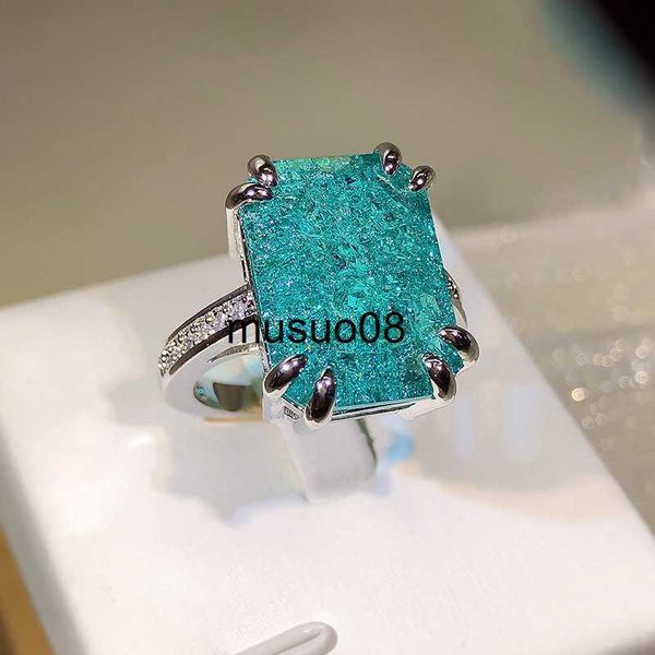 band rings 2022 new luxury emerald paraiba gemstone four-claw couple ring for women rectangle full diamond anniversary party gift jewelry j2, Silver
band rings 2022 new luxury emerald paraiba gemstone four-claw couple ring for women rectangle full diamond anniversary party gift jewelry j2, Silver