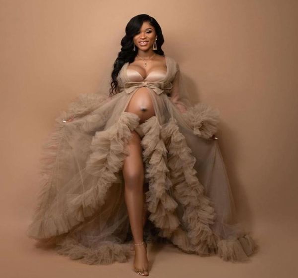 khaki african maternity dress robes for po shoot or baby shower ruffle tulle chic women prom gowns ruffles long sleeve pogra9010192, Black
khaki african maternity dress robes for po shoot or baby shower ruffle tulle chic women prom gowns ruffles long sleeve pogra9010192, Black