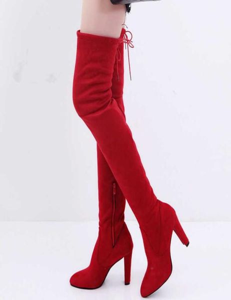 2020 new party boots fashion suede leather shoes women over the knee heels boots stretch flock winter high botas lh100034 y097930142, Black
2020 new party boots fashion suede leather shoes women over the knee heels boots stretch flock winter high botas lh100034 y097930142, Black