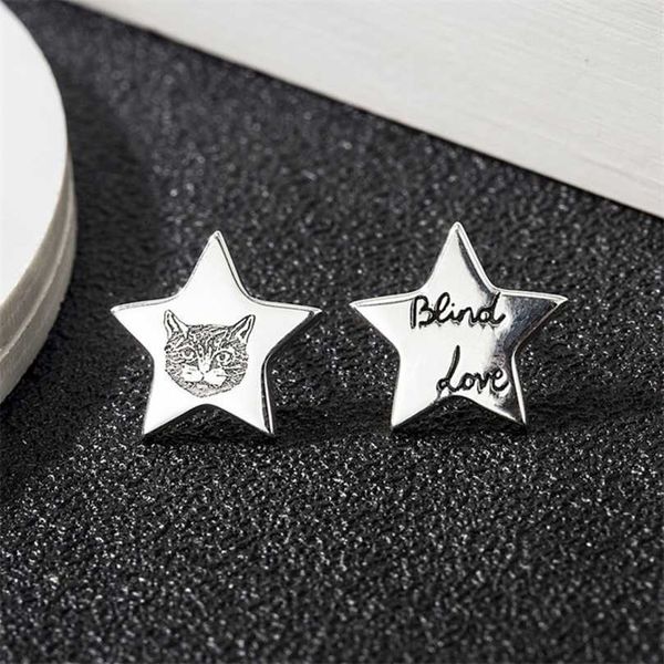 50% off designer jewelry bracelet necklace ring jiaai fearless kitten five pointed star sterling trend male female couple earrings, Golden
50% off designer jewelry bracelet necklace ring jiaai fearless kitten five pointed star sterling trend male female couple earrings, Golden