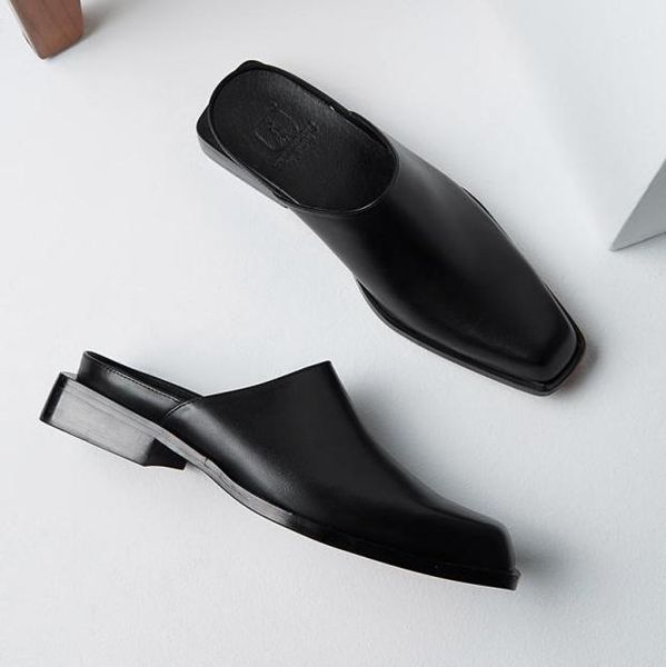 sandals trendy men low heel square toe summer shoes full grain leather oxfords business man office9041522, Black
sandals trendy men low heel square toe summer shoes full grain leather oxfords business man office9041522, Black