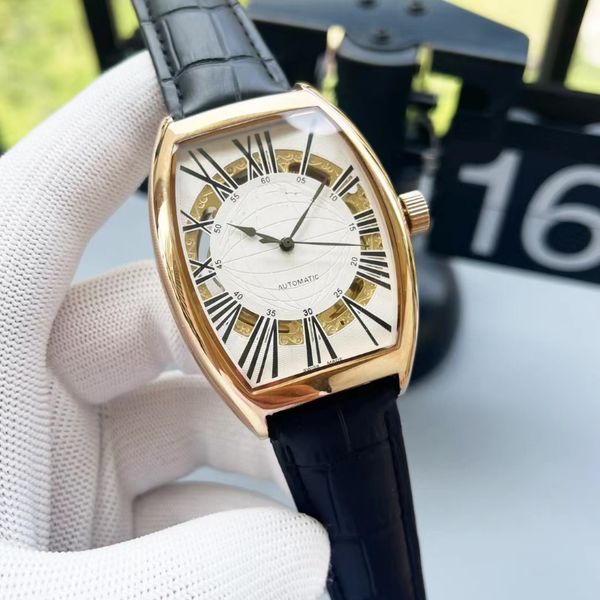 new men's watch fully automatic wine cask three needles hd mirror brand classic style business leisure sports workmanship fine perfect, Slivery;brown
new men's watch fully automatic wine cask three needles hd mirror brand classic style business leisure sports workmanship fine perfect, Slivery;brown