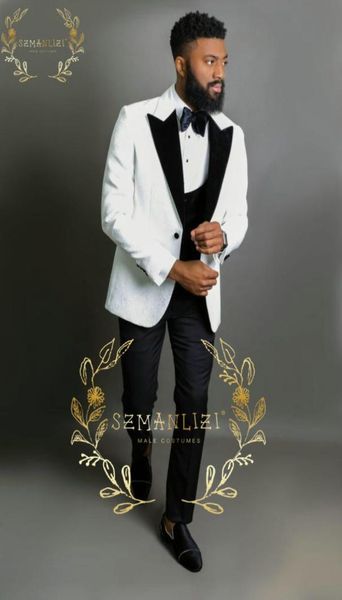 2022 white jacquard formal suits for men black velvet peaked lapel wedding tuxedos groom party male suits custom made bridegroom7968023, Black;gray
2022 white jacquard formal suits for men black velvet peaked lapel wedding tuxedos groom party male suits custom made bridegroom7968023, Black;gray