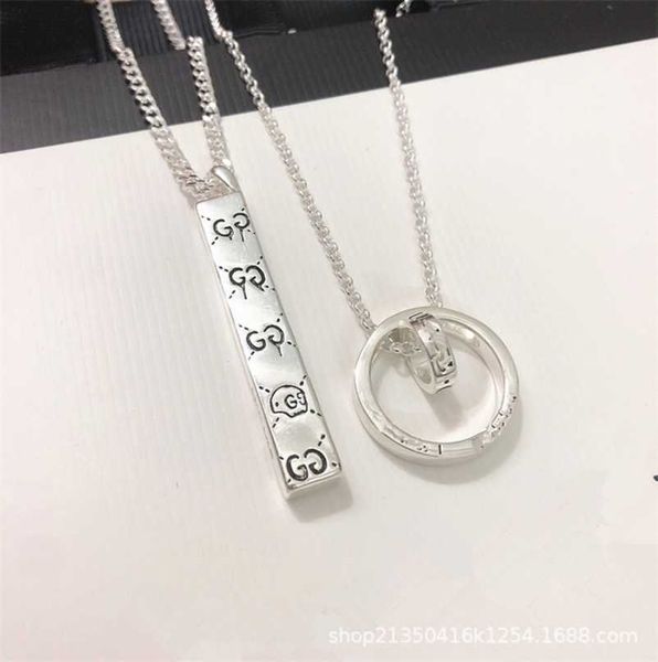 designer jewelry bracelet necklace ancient size circle sterling transfer ring pendant men's women's clavicle chain simple, Silver
designer jewelry bracelet necklace ancient size circle sterling transfer ring pendant men's women's clavicle chain simple, Silver