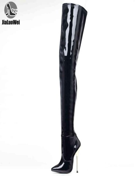 jialuowei 3646 big size pu leather thigh high boots 14cm high heel pointed toe over the knee long boots in stock fast h13016675, Black
jialuowei 3646 big size pu leather thigh high boots 14cm high heel pointed toe over the knee long boots in stock fast h13016675, Black