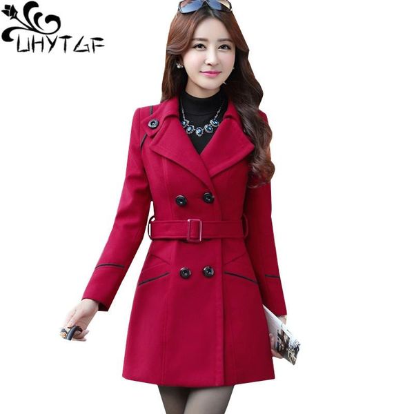 fur uhytgf m3xl casual autumn winter jacket women fashion long woolen coat doublebreasted belt slim elegant ladies outerwear 137, Black
fur uhytgf m3xl casual autumn winter jacket women fashion long woolen coat doublebreasted belt slim elegant ladies outerwear 137, Black