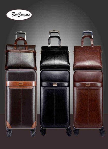 beasumore men business pu leather rolling luggage set spinner inch retro wheel suitcases cabin password trolley j2207072661208
beasumore men business pu leather rolling luggage set spinner inch retro wheel suitcases cabin password trolley j2207072661208