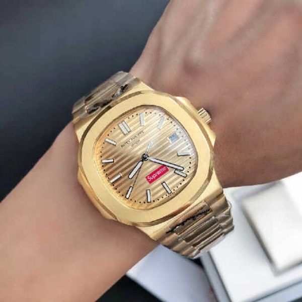luxury classic iced out wrist watches patas 40mm 5711 ultra thin 3k steel 324sc movement noble polish bezel gift phippe dru6, Slivery;brown
luxury classic iced out wrist watches patas 40mm 5711 ultra thin 3k steel 324sc movement noble polish bezel gift phippe dru6, Slivery;brown