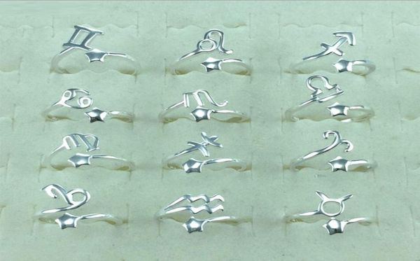 fashion twelve 12 constellations s925 silver ring zodiac sign opening rings for women retro couple finger r ings5921512
fashion twelve 12 constellations s925 silver ring zodiac sign opening rings for women retro couple finger r ings5921512